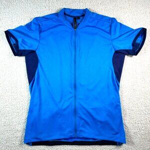 Specialized Womens Large RBX Sport Jersey FullZip Short Sleeve Cycling Blue NWOT